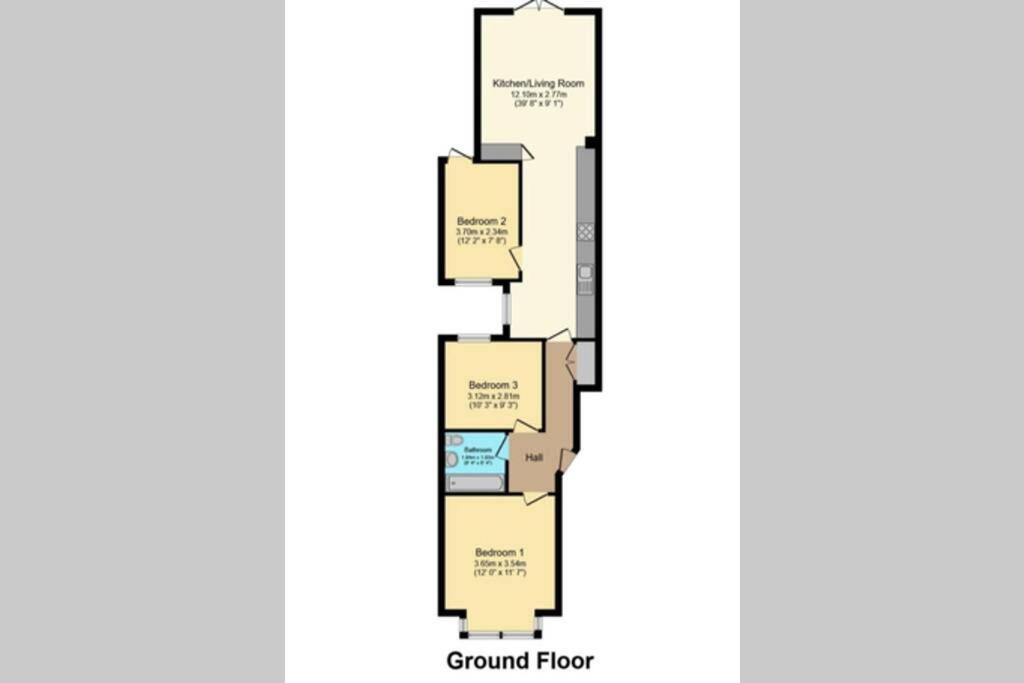 Contemporary 3 Bed Apartment In Hendon Central. Exterior foto